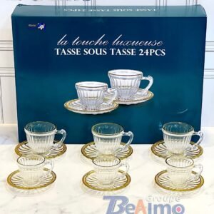 سرفيس حليب وقهوة 24 قطعة