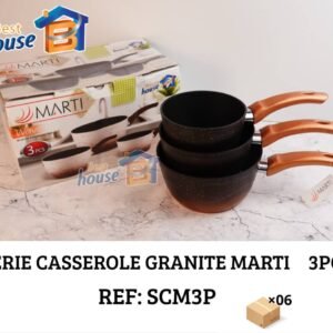 MARTI – Waveطقم الطناجر الغرانيت