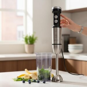 (فضي ابيض واسود) 1000واطLOMENOXخلاط اليدوي