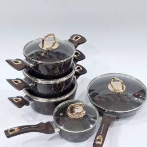 طقم قدور الطهي غير لاصقة