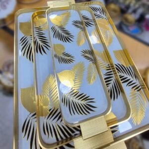 طقم الراقي من صواني التقديم