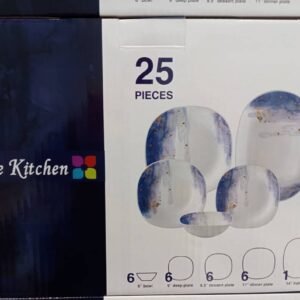 طقم السفرة المكون من 25 قطعة