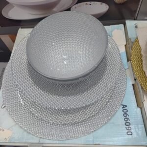 طقم السفرة الابيض 24قطعة