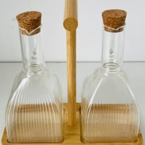 طقم قارورتين زجاجيتين