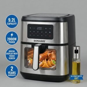 "Sonashi – مقلاة هوائية رقمية بسعة كبيرة"