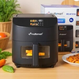 "multismart – مقلاة هوائية ذكية بسعة كبيرة"